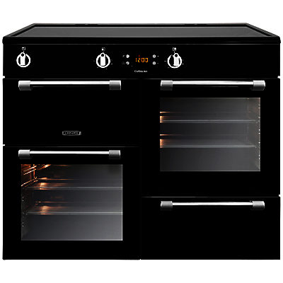 Leisure Cookmaster CK100D210K Freestanding Electric Range Cooker, Black Leisure Cookmaster CK100D210K Freestanding Electric Range Cooker, Black